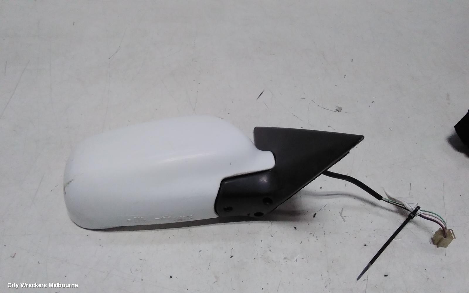 SUBARU LIBERTY RIGHT DOOR MIRROR, 3RD GEN, COLOUR CODED (OEW 5092), 10/1998 - 06/2002