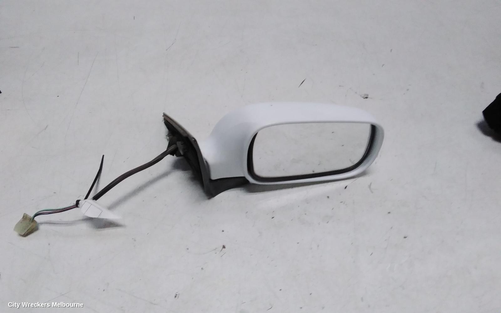 SUBARU LIBERTY RIGHT DOOR MIRROR, 3RD GEN, COLOUR CODED (OEW 5092), 10/1998 - 06/2002