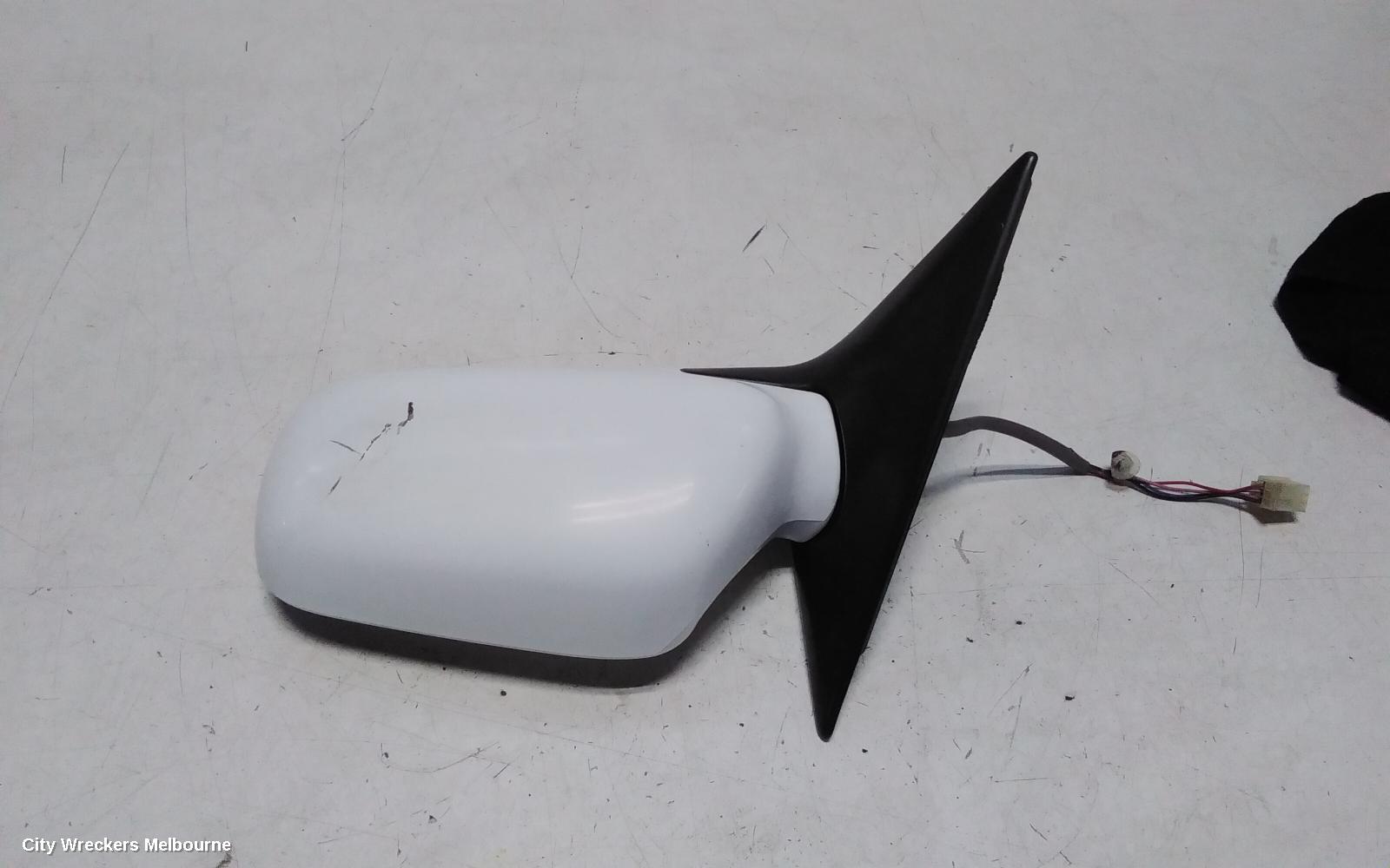 SUBARU LIBERTY LEFT DOOR MIRROR, 3RD GEN, COLOUR CODED, OEW 5092, 10/1998 - 06/2002
