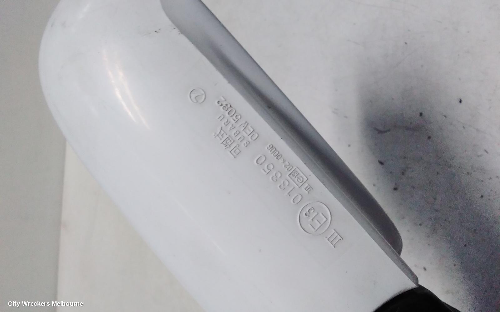 SUBARU LIBERTY LEFT DOOR MIRROR, 3RD GEN, COLOUR CODED, OEW 5092, 10/1998 - 06/2002