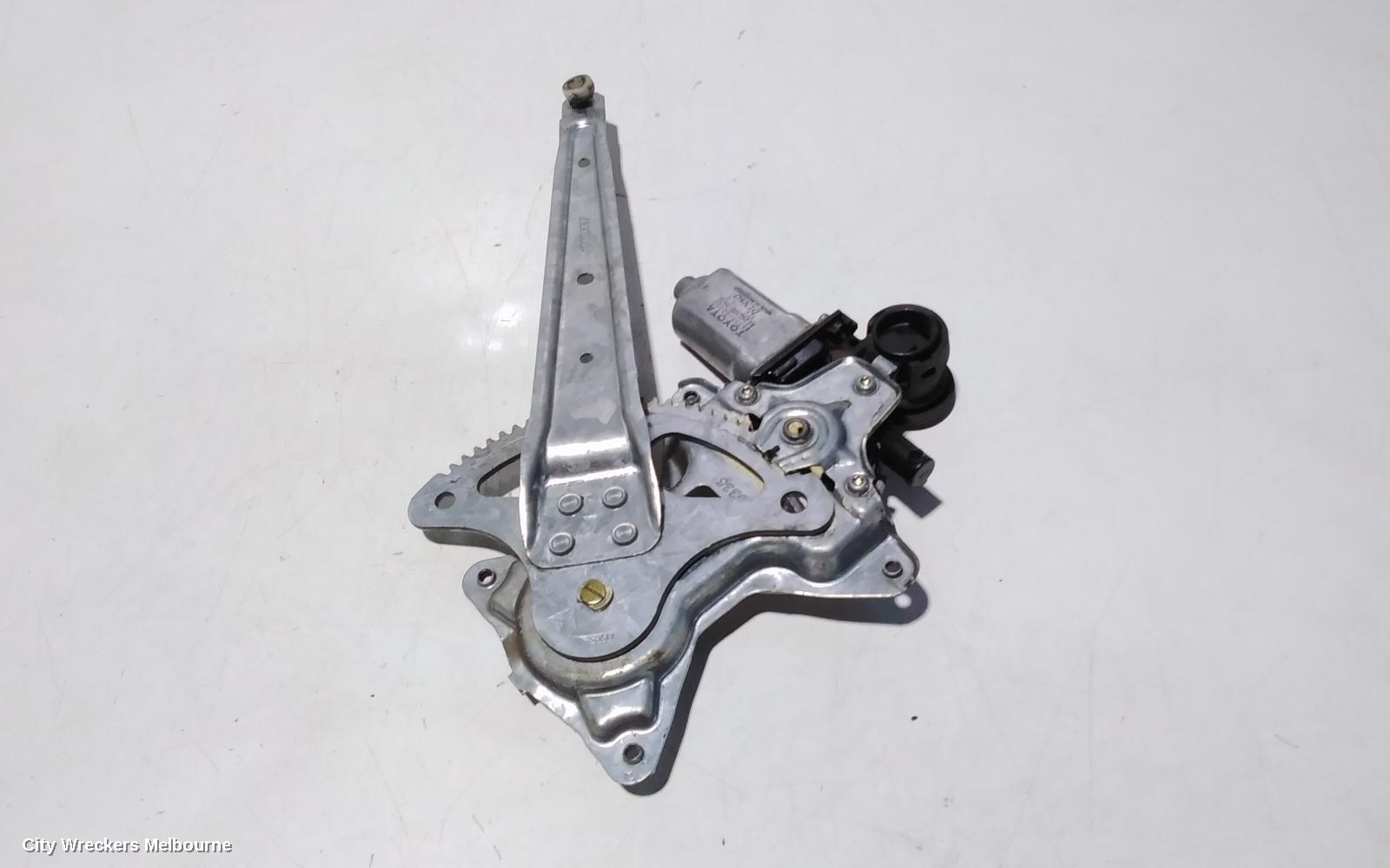 TOYOTA CAMRY LEFT REAR WND REG/MOTOR, SK36, POWER, 08/2002 - 05/2006