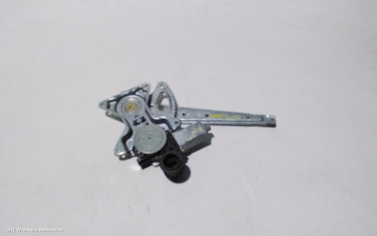 TOYOTA CAMRY RIGHT REAR WND REG/MOTOR, SK36, POWER, 08/2002 - 05/2006