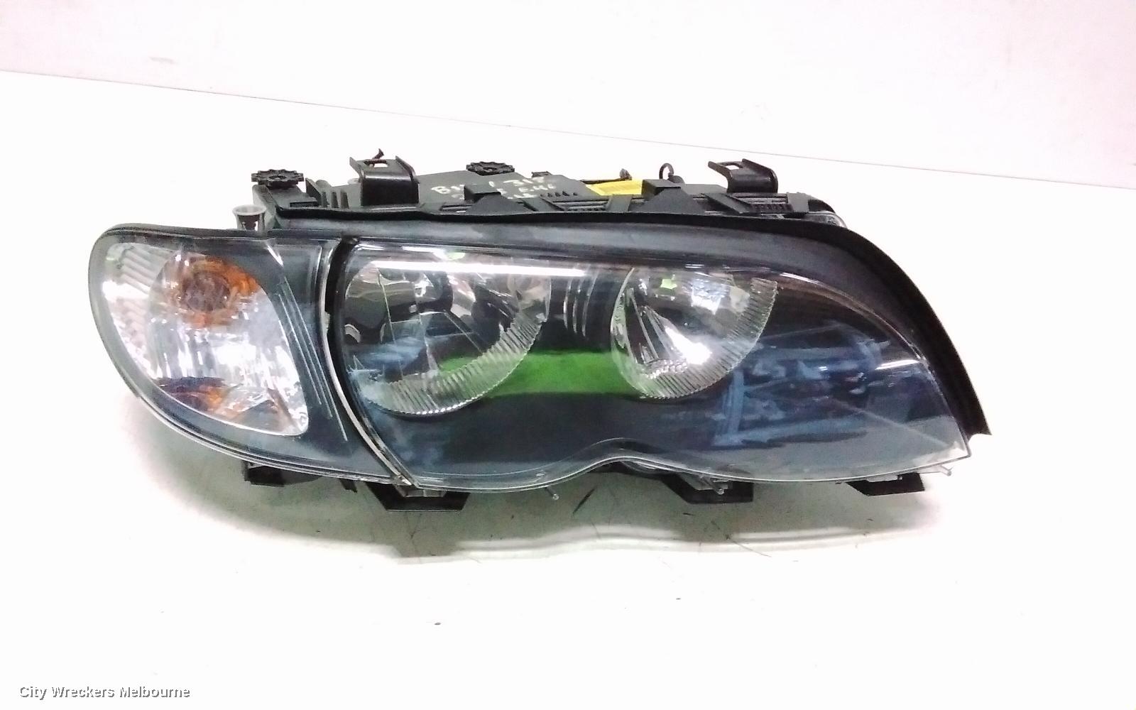 BMW 3 SERIES RIGHT HEADLAMP, E46, SEDAN, STANDARD, 10/2001 - 07/2006