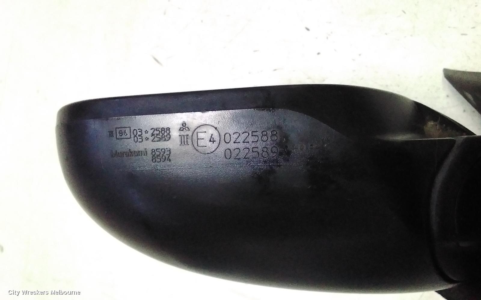 MITSUBISHI OUTLANDER LEFT DOOR MIRROR, ZG, 3 WIRE TYPE, 11/2006 - 09/2009