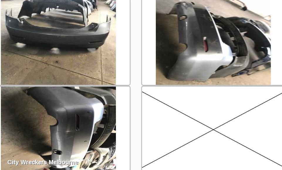 TOYOTA AURION REAR BUMPER, GSV40R, PRODIGY/TOURING, W/ PARK SENSOR TYPE (4 SENSORS ONLY), 10/2006 - 04/2012