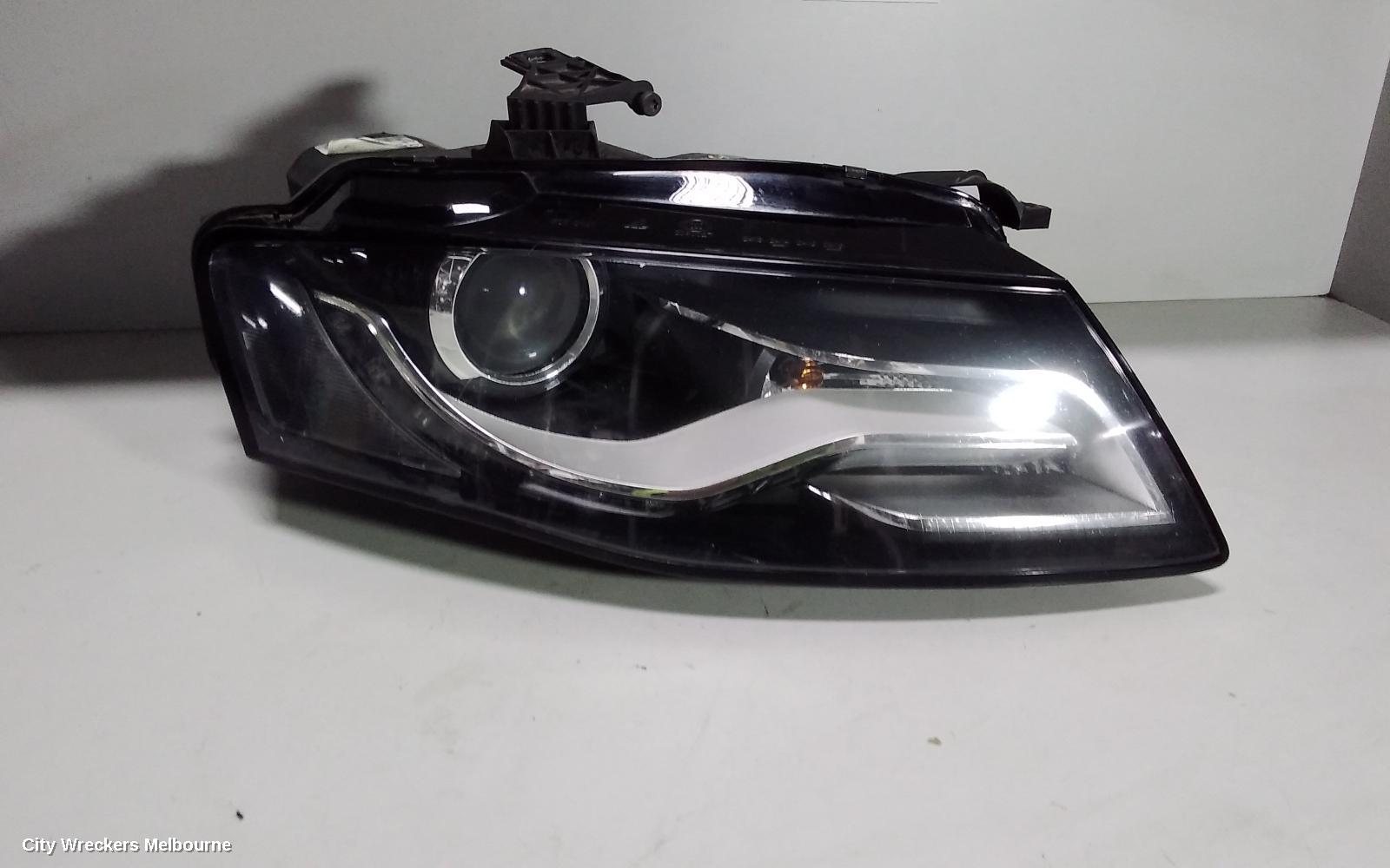 AUDI A4 RIGHT HEADLAMP, B8 8K, XENON-ADAPTIVE TYPE, 02/2008 - 06/2012
