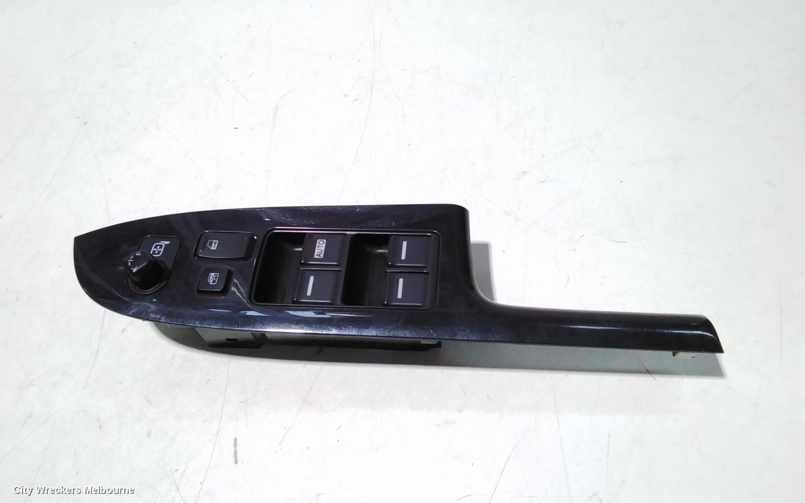 HONDA ACCORD PWR DR WIND SWITCH, RH FRONT (MASTER SWITCH), 7TH GEN, CL/EURO (VIN JHMCL), 06/2003 - 03/2008
