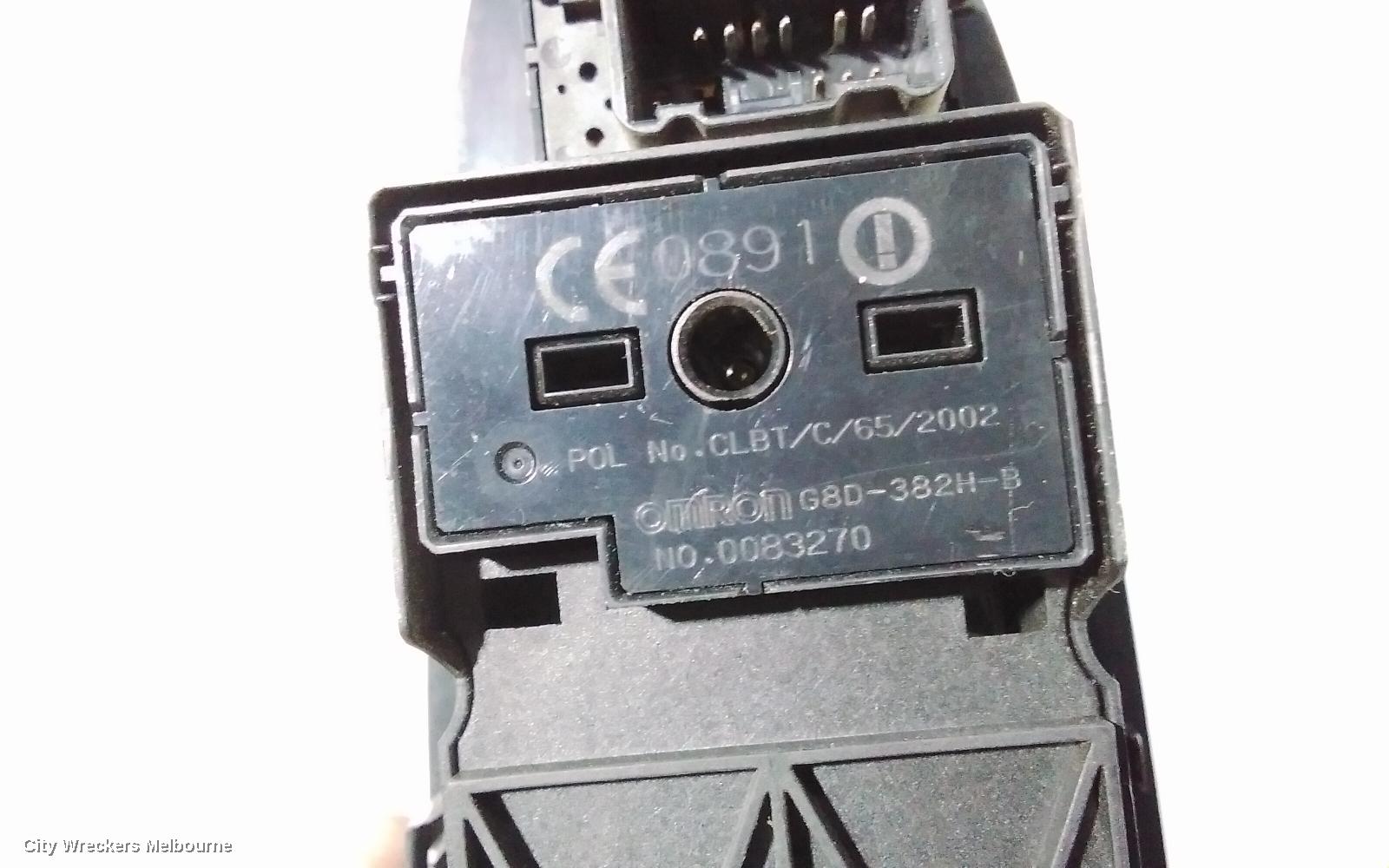 HONDA ACCORD PWR DR WIND SWITCH, RH FRONT (MASTER SWITCH), 7TH GEN, CL/EURO (VIN JHMCL), 06/2003 - 03/2008