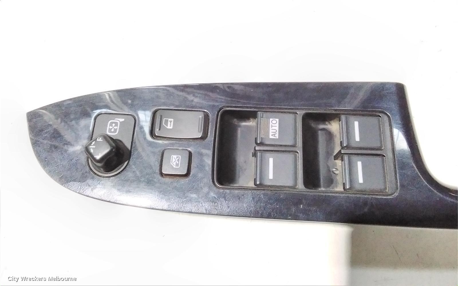 HONDA ACCORD PWR DR WIND SWITCH, RH FRONT (MASTER SWITCH), 7TH GEN, CL/EURO (VIN JHMCL), 06/2003 - 03/2008
