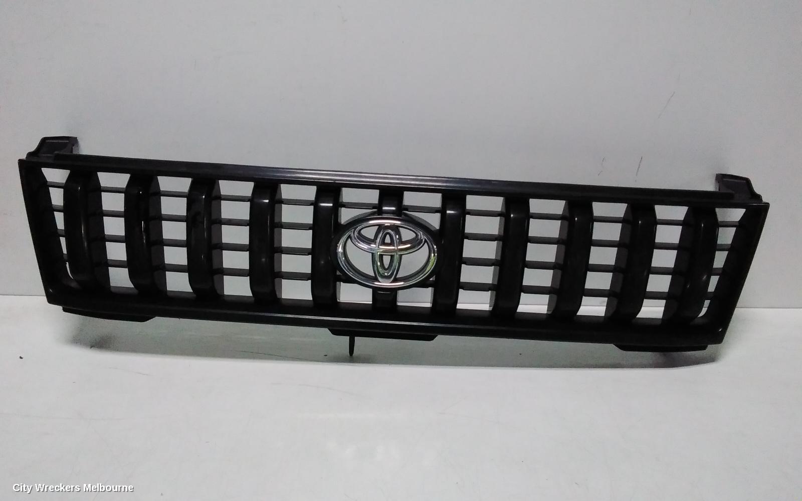 TOYOTA PRADO GRILLE, BLACK PAINTED, 95 SERIES, 07/1996 - 07/1999