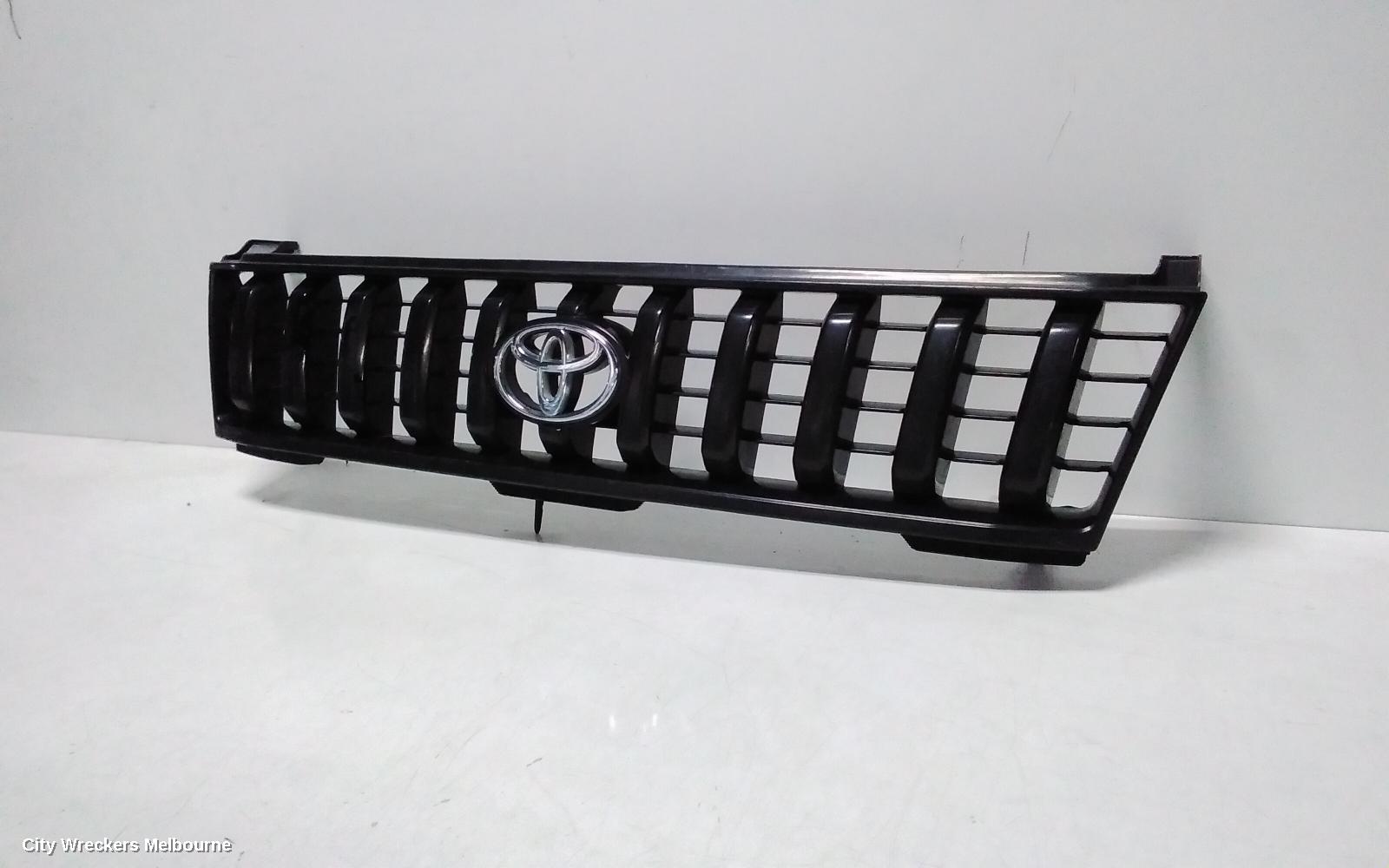 TOYOTA PRADO GRILLE, BLACK PAINTED, 95 SERIES, 07/1996 - 07/1999
