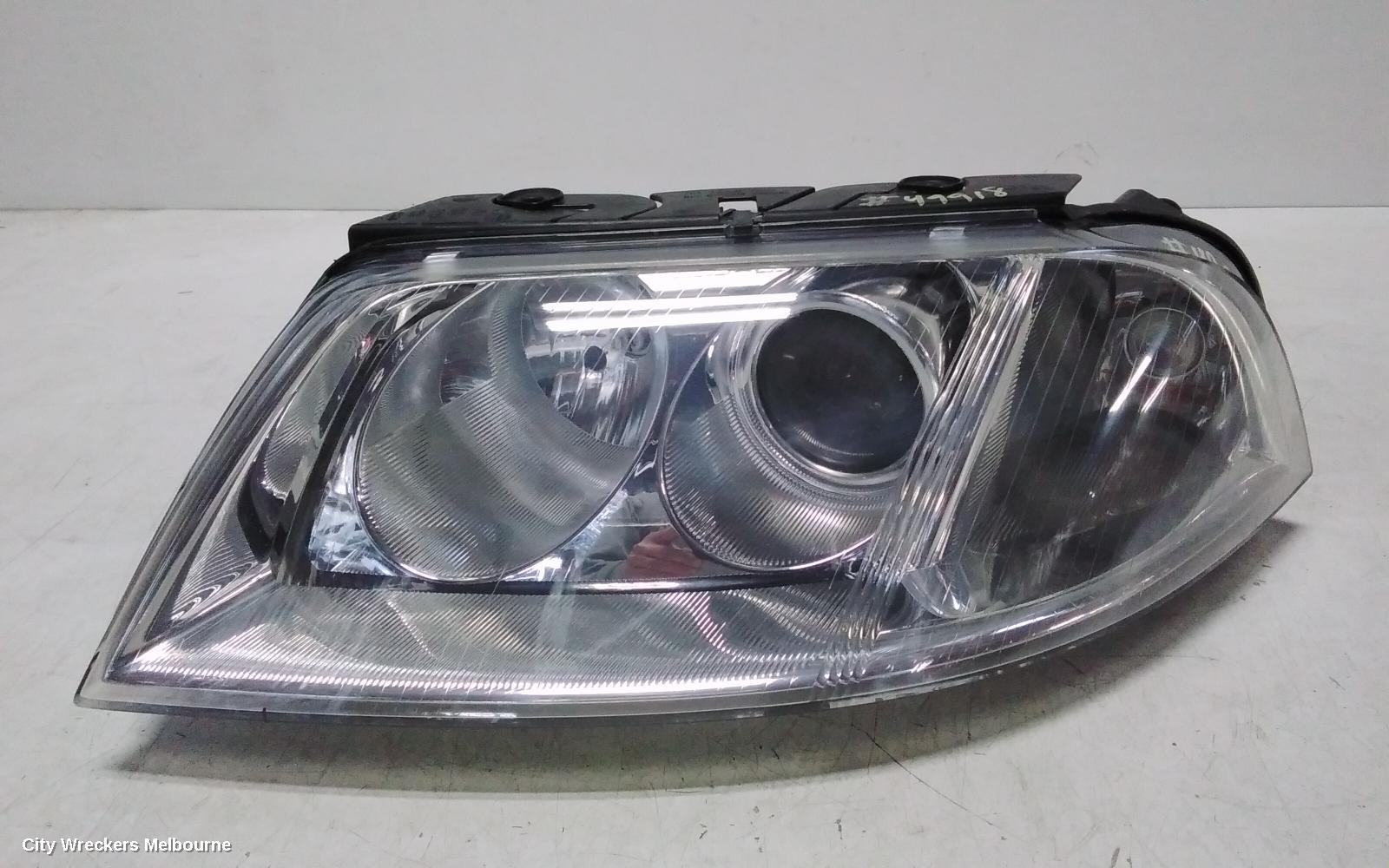 VOLKSWAGEN PASSAT LEFT HEADLAMP, 3B/GP, STANDARD TYPE, 02/2001 - 11/2005