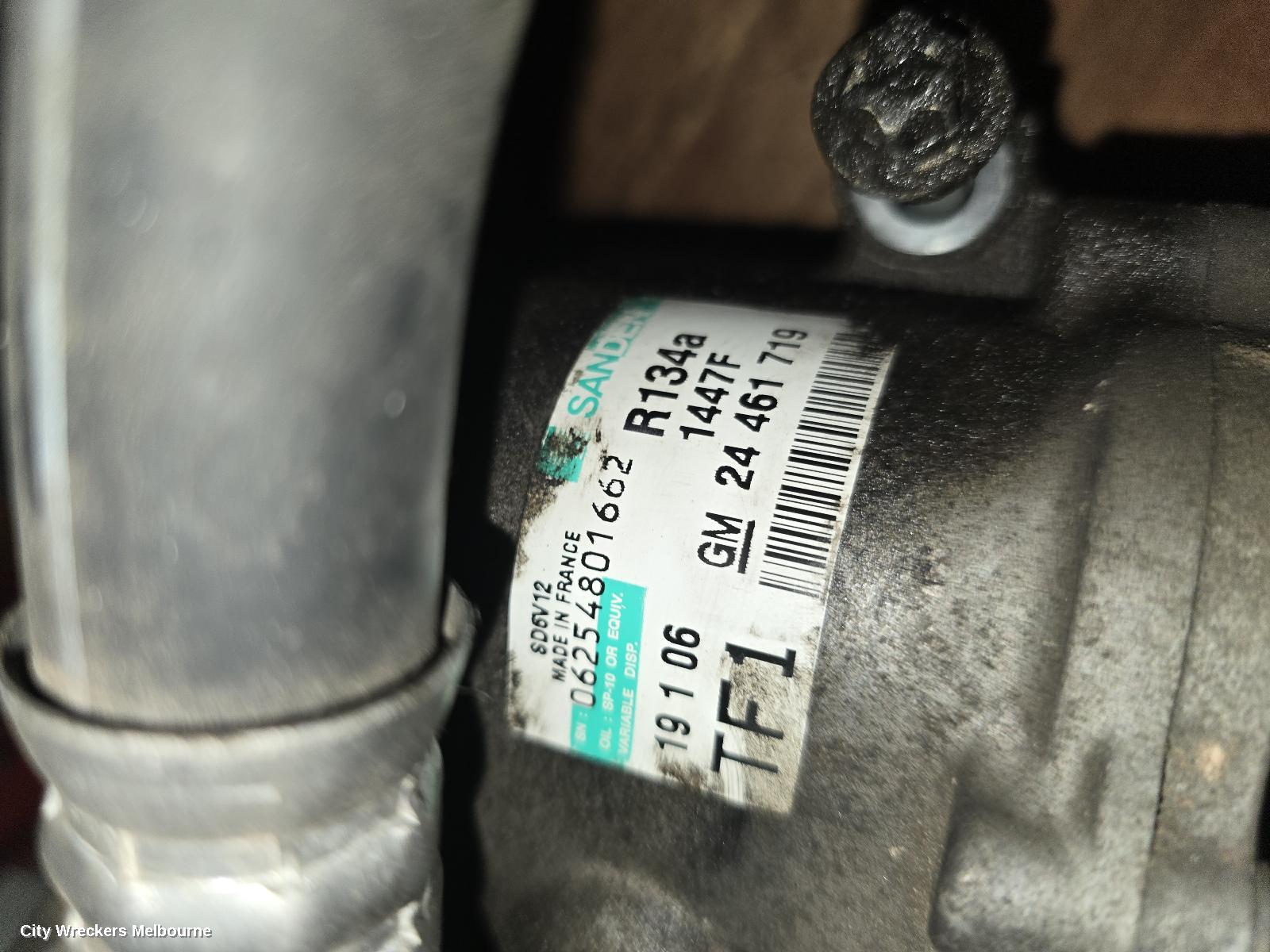 HOLDEN BARINA A/C COMPRESSOR, XC, SANDEN, 1447F, 03/2001 - 09/2011