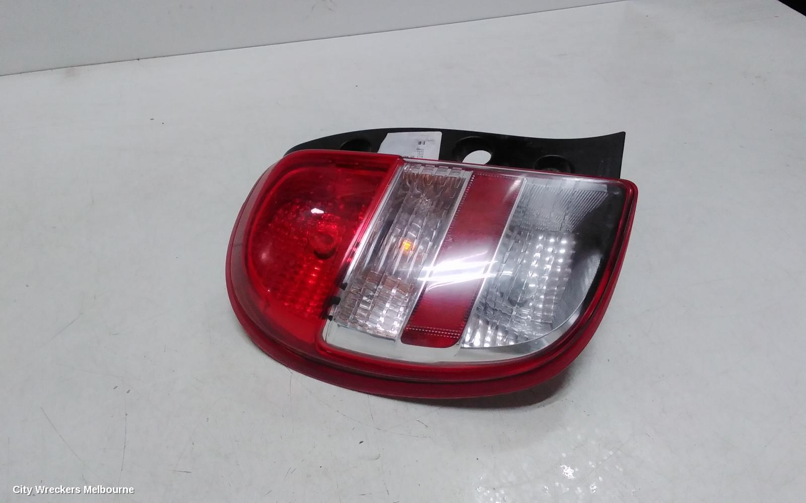 NISSAN MICRA LEFT TAILLIGHT, K13, 12/2012 - 03/2015