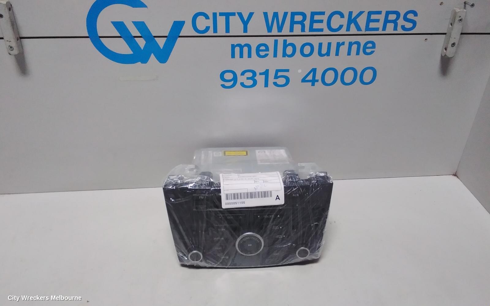 MAZDA 3 RADIO/CD/DVD/SAT/TV, STANDARD CD PLAYER, BL, 04/2009 - 10/2013
