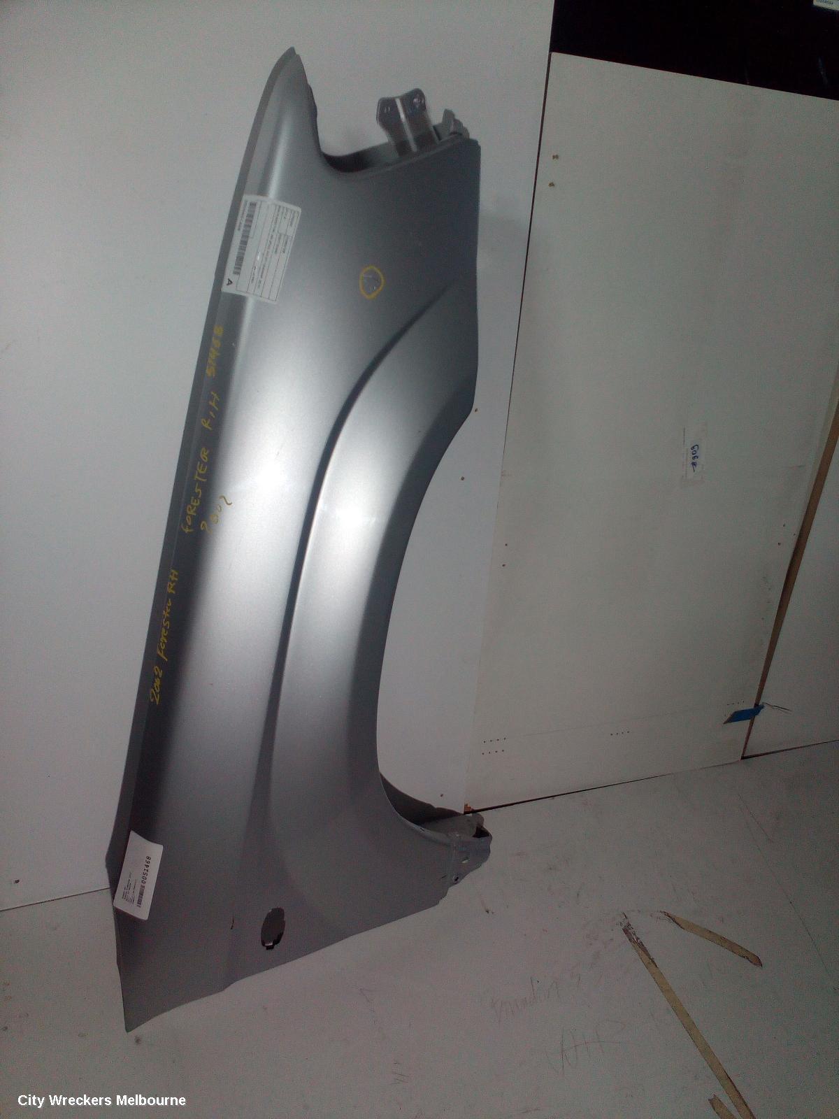 SUBARU FORESTER RIGHT GUARD, NON FLARED TYPE, VIN JF2SG, P/N 57110SA0009P, 05/2002 - 05/2005