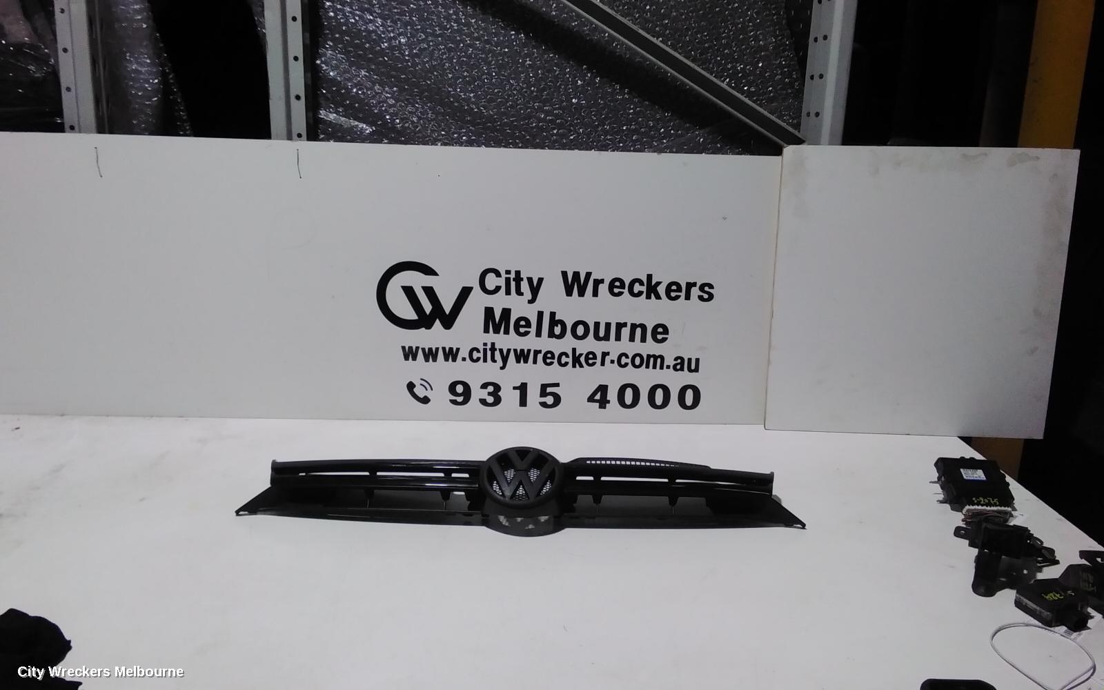 VOLKSWAGEN GOLF GRILLE, RADIATOR GRILLE, GEN 6, 5DR HATCH, BLACK/BLACK, 10/2008 - 03/2013