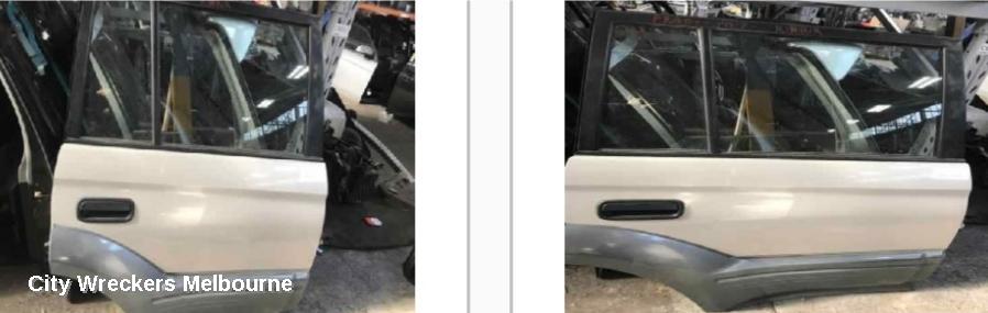 TOYOTA PRADO RIGHT REAR DOOR, 95 SERIES, W/ MOULD, 07/1996 - 01/2003
