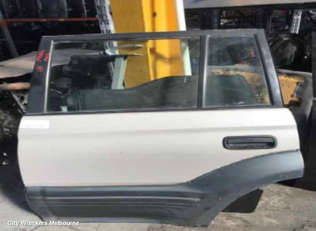 TOYOTA PRADO LEFT REAR DOOR/SLIDING, 95 SERIES, NON MOULD TYPE, 07/1996 - 01/2003