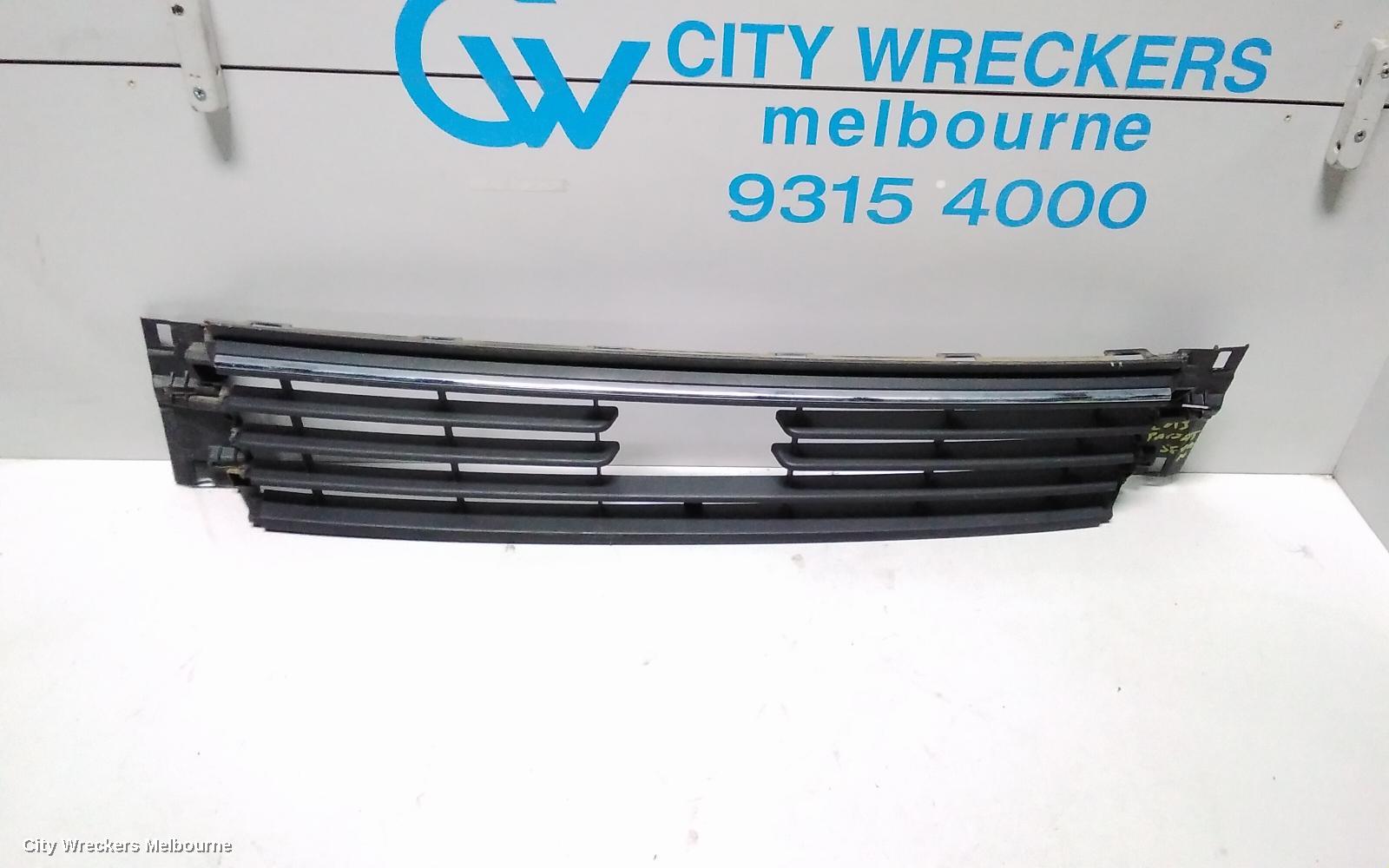 VOLKSWAGEN PASSAT GRILLE, BUMPER GRILLE (CENTRE), 3C/MK6 B7, SEDAN/WAGON, 09/2010 - 05/2015