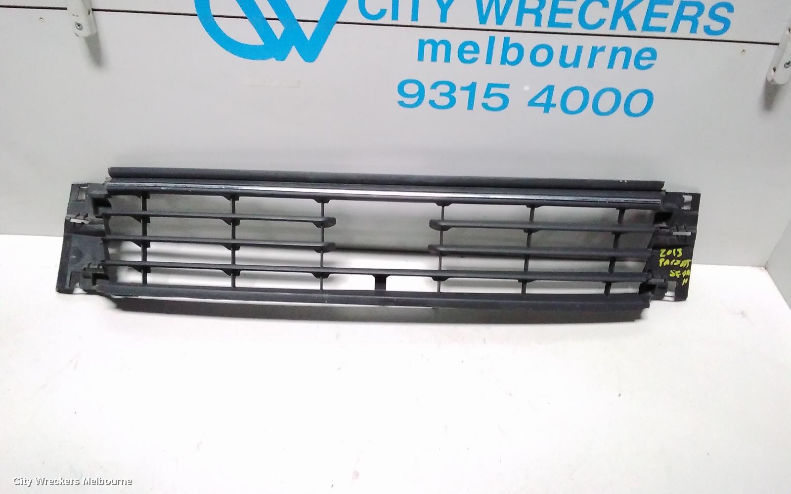 VOLKSWAGEN PASSAT GRILLE, BUMPER GRILLE (CENTRE), 3C/MK6 B7, SEDAN/WAGON, 09/2010 - 05/2015