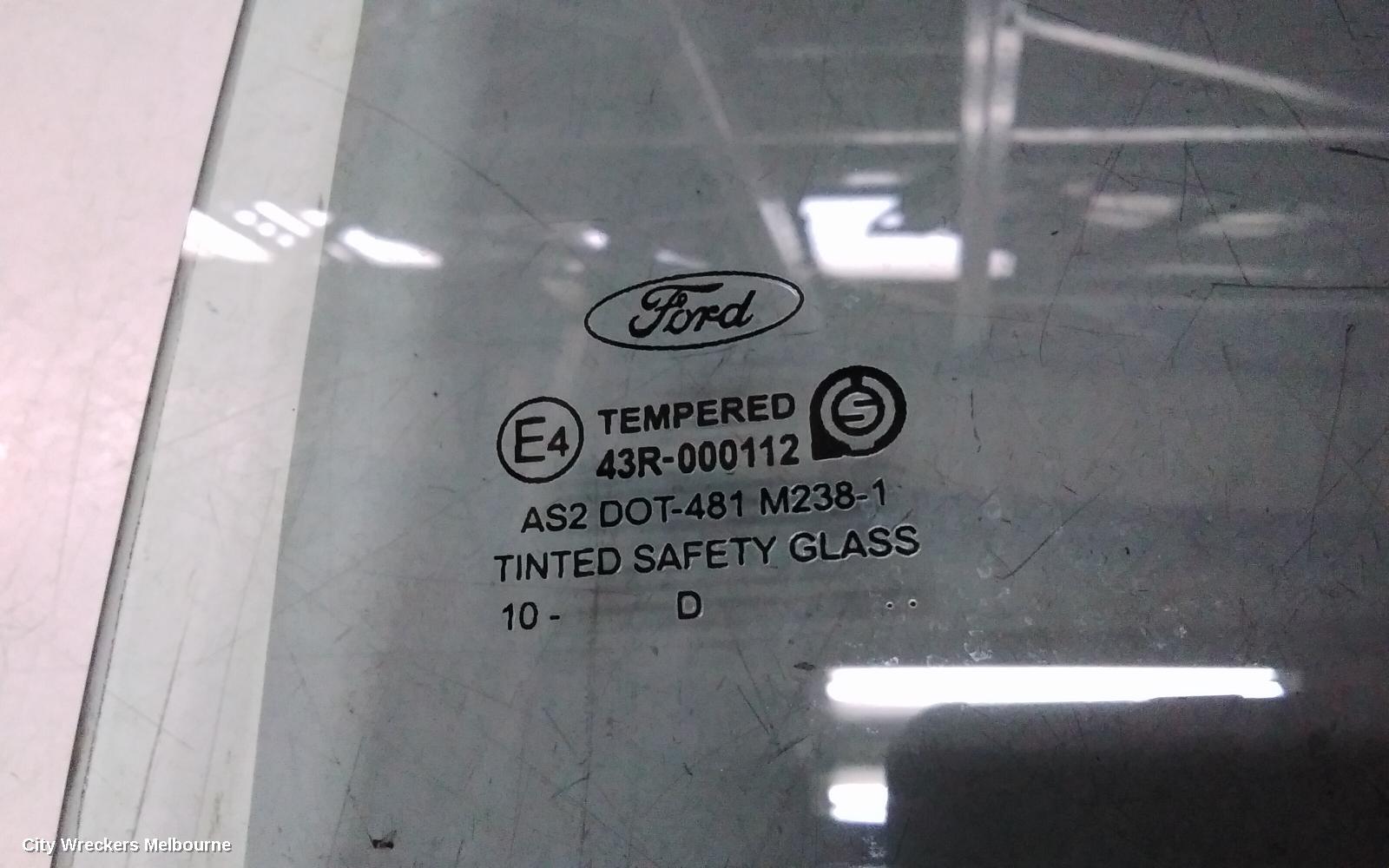 FORD FALCON LEFT REAR DOOR WINDOW, FG MKI-MKII, 05/2008 - 09/2014