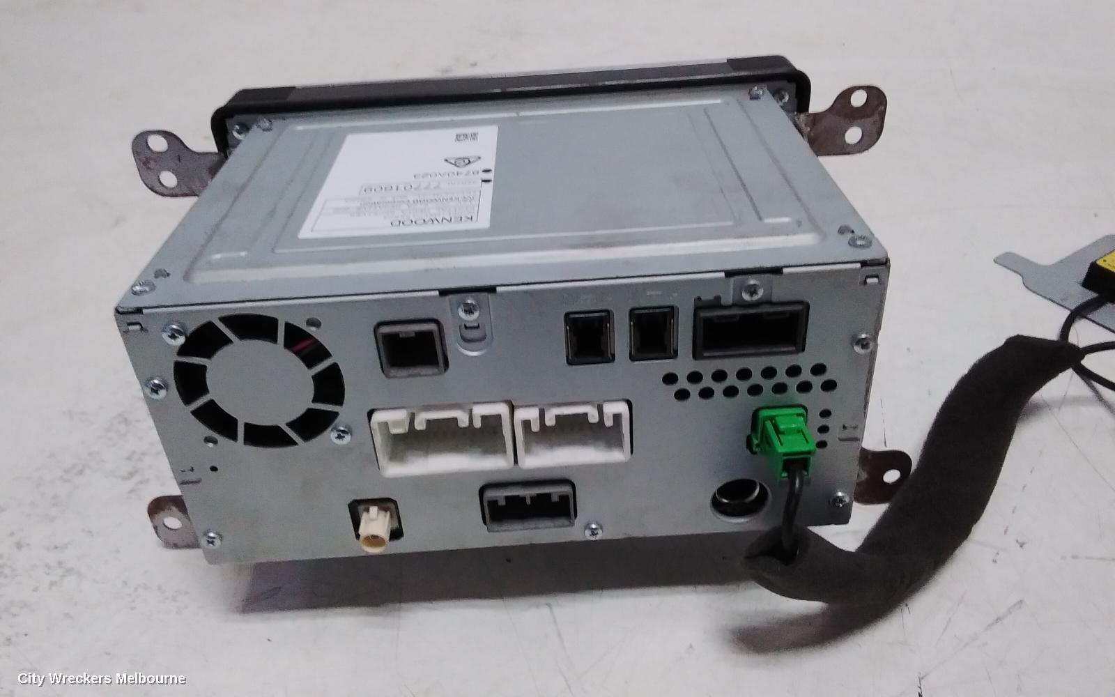 TOYOTA COROLLA RADIO/CD/DVD/SAT/TV, AFTERMARKET, ZRE172/20182R, 10/2012 - 06/2019