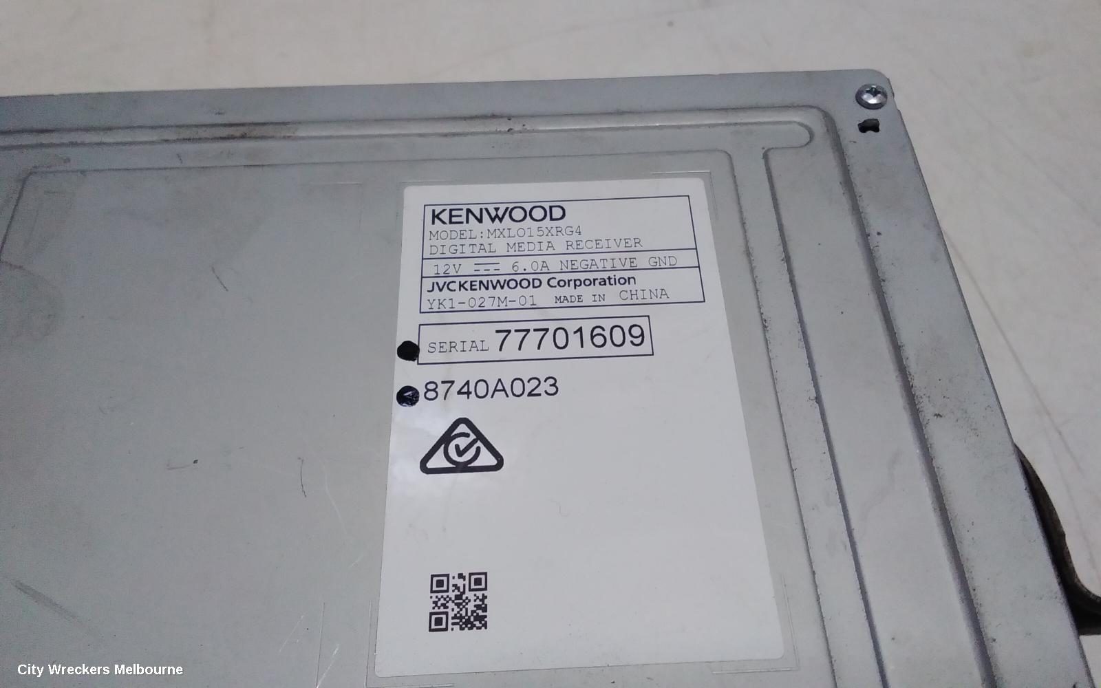TOYOTA COROLLA RADIO/CD/DVD/SAT/TV, AFTERMARKET, ZRE172/20182R, 10/2012 - 06/2019