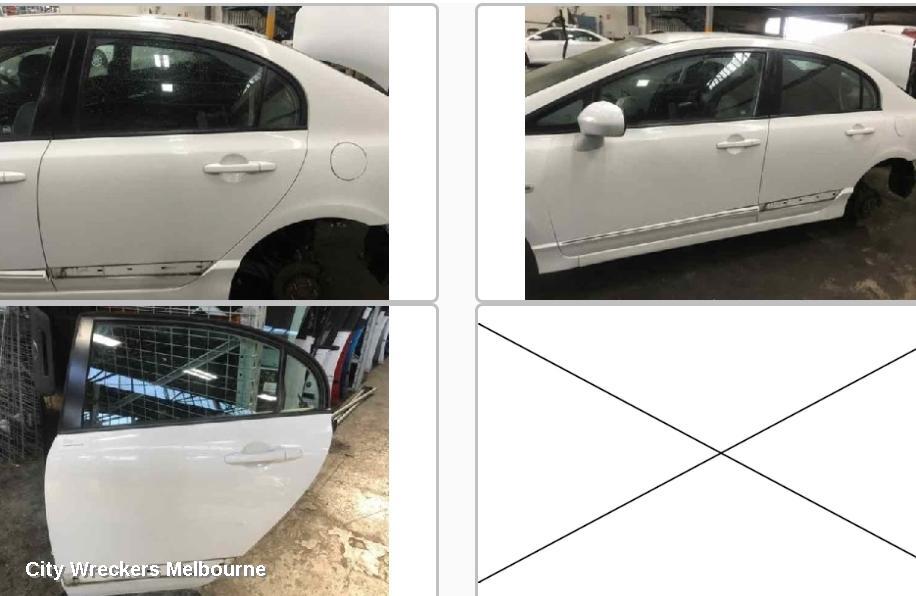 HONDA CIVIC LEFT REAR DOOR/SLIDING, 8TH GEN, SEDAN/HYBRID, 02/2006 - 12/2011