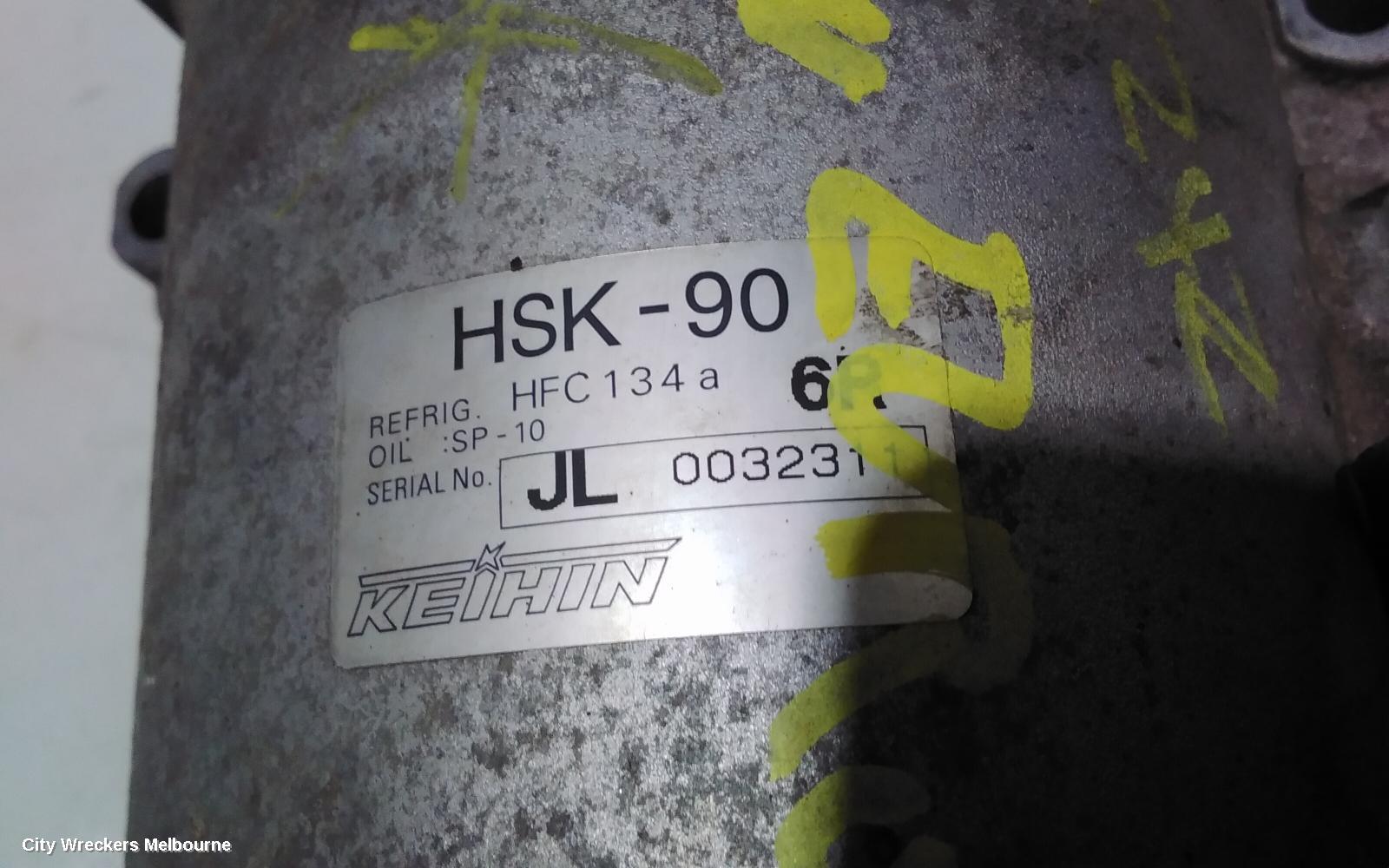 HONDA ACCORD A/C COMPRESSOR, 8TH GEN, EURO (VIN JHMCU), 2.4, 06/2008 - 12/2015