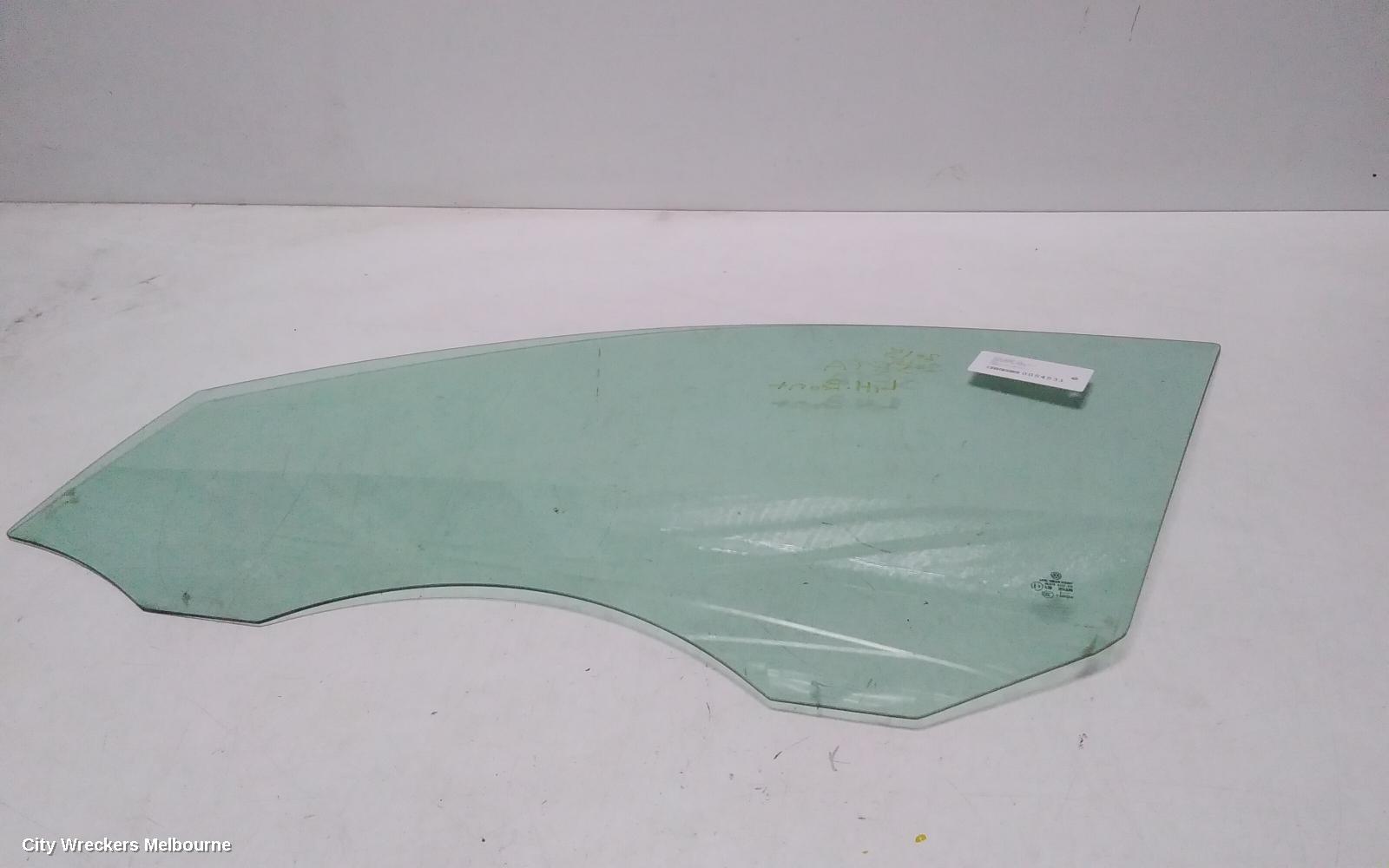 VOLKSWAGEN JETTA LEFT FRONT DOOR WINDOW, 1B, 02/2011 - 12/2017