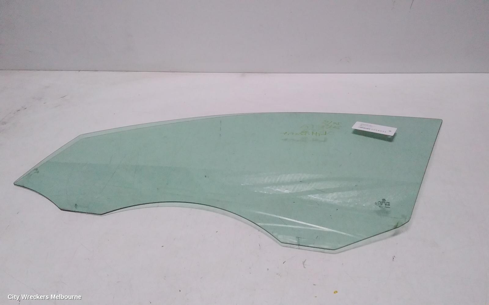 VOLKSWAGEN JETTA LEFT FRONT DOOR WINDOW, 1B, 02/2011 - 12/2017