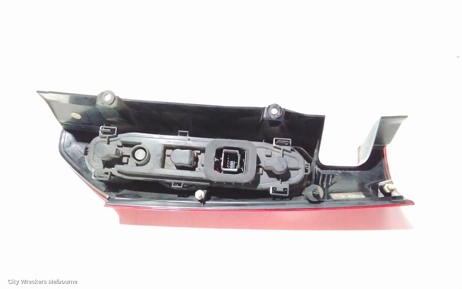 RENAULT KANGOO LEFT TAILLIGHT, X61, BARN DOOR, IN BODY, 10/2010 - 08/2013