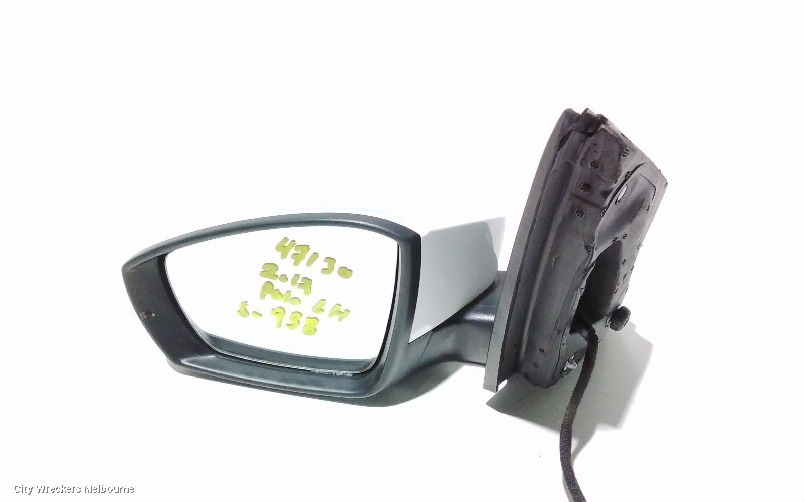 VOLKSWAGEN POLO LEFT DOOR MIRROR, 6R, HEATED TYPE, 05/2014 - 09/2017