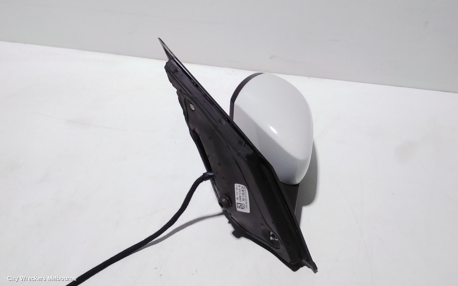 VOLKSWAGEN POLO LEFT DOOR MIRROR, 6R, HEATED TYPE, 05/2014 - 09/2017