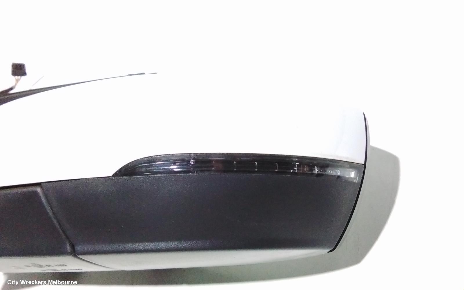 VOLKSWAGEN POLO LEFT DOOR MIRROR, 6R, HEATED TYPE, 05/2014 - 09/2017