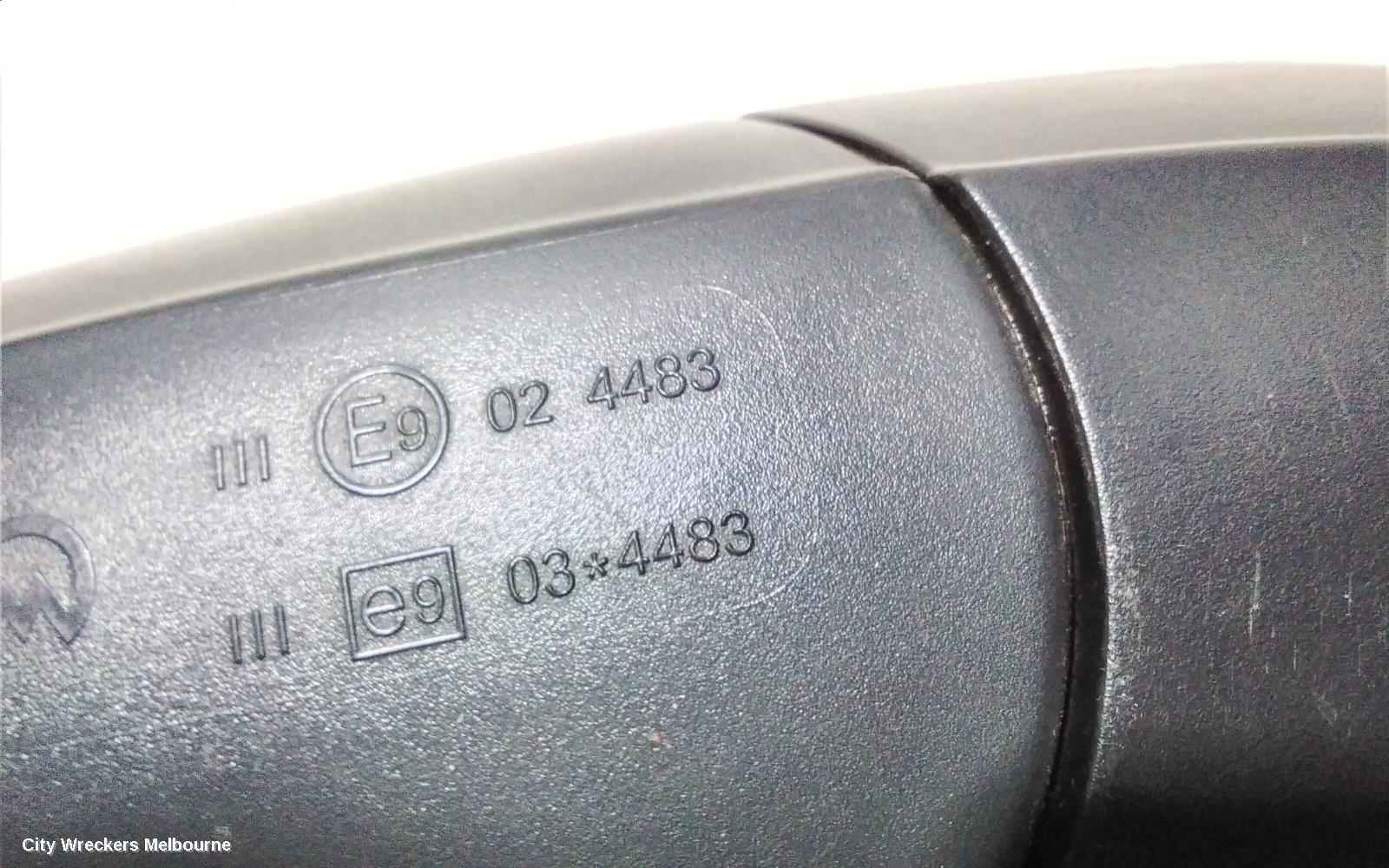 VOLKSWAGEN POLO LEFT DOOR MIRROR, 6R, HEATED TYPE, 05/2014 - 09/2017