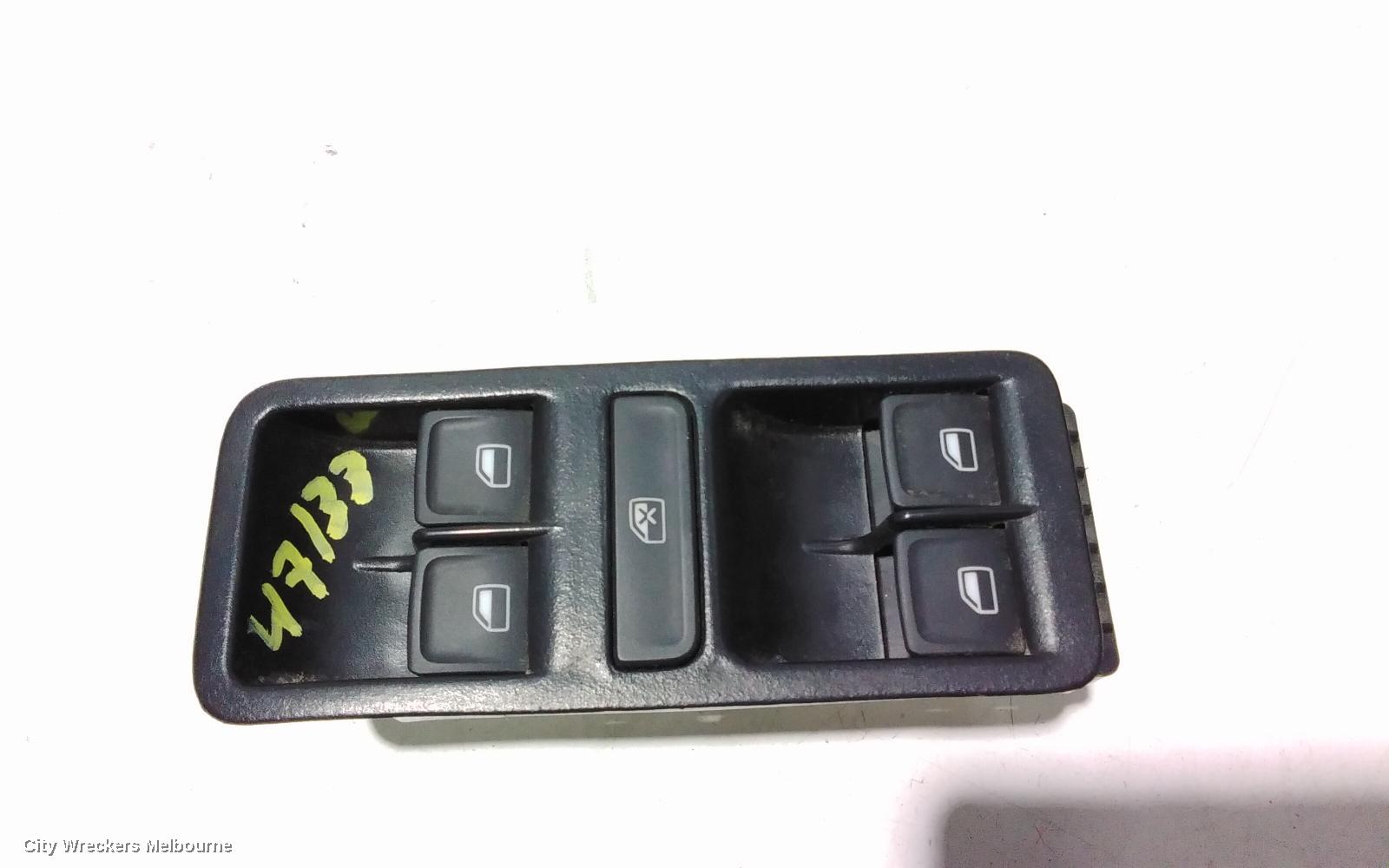 VOLKSWAGEN POLO PWR DR WIND SWITCH, RH FRONT (MASTER SWITCH), 6R, 05/2014 - 09/2017