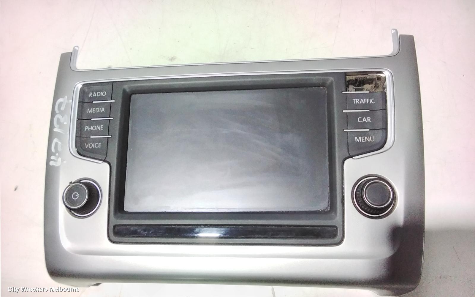 VOLKSWAGEN POLO RADIO/CD/DVD/SAT/TV, DISPLAY UNIT, 6.5IN DISCOVER MEDIA, SAT NAV TYPE, 6R, 05/2010 - 09/2017