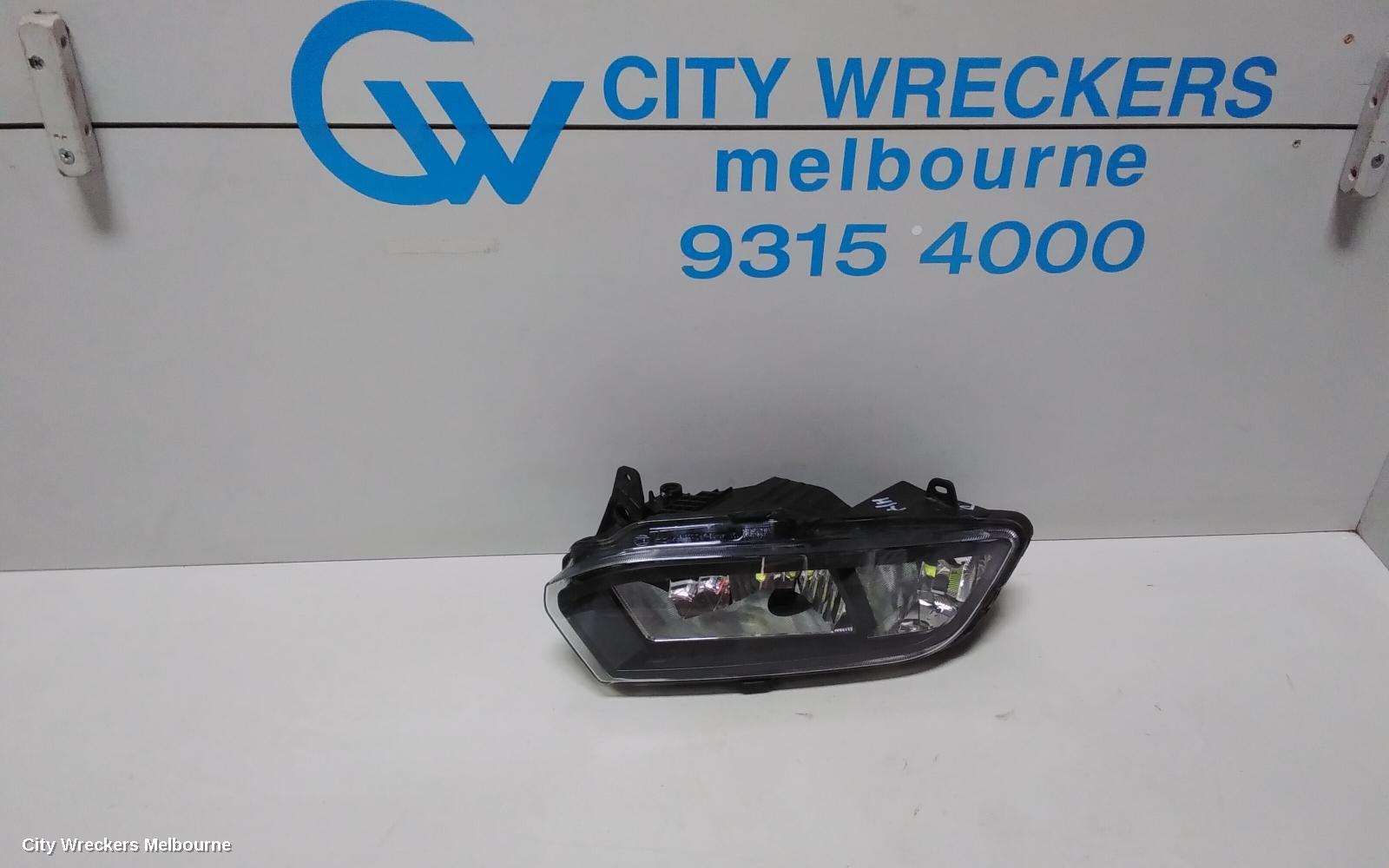 VOLKSWAGEN POLO RIGHT INDICATOR/FOG/SIDE, BUMPER FOGLAMP, 6R, 05/2014 - 09/2017