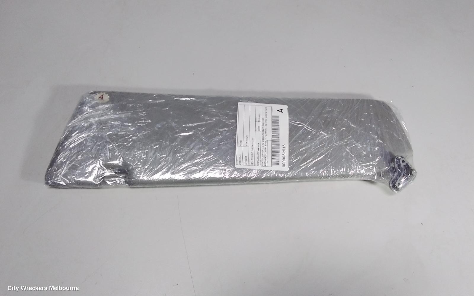 MERCEDES VITO SUNVISOR, 639, RH SIDE, 04/2004 - 01/2011