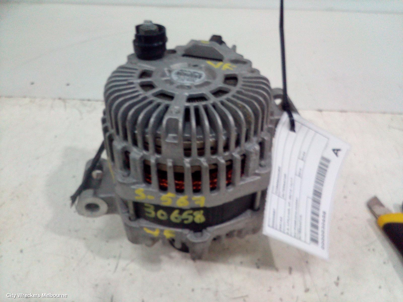 HOLDEN COMMODORE ALTERNATOR, 3.6, LFX/LWR, VF, 05/2013 - 12/2017