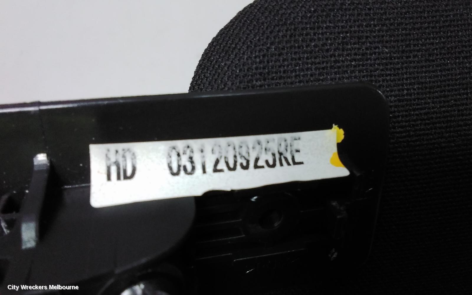HOLDEN COMMODORE SUNVISOR, VE, RH SIDE, DARK GREY, 08/2006 - 04/2013