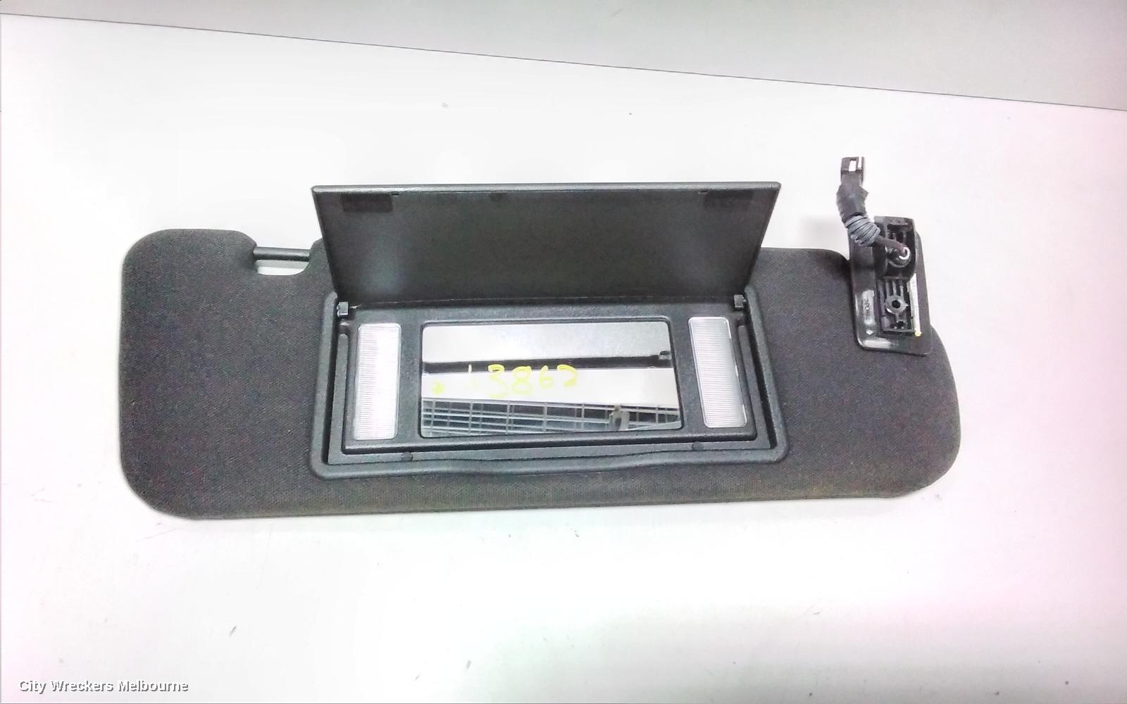 HOLDEN COMMODORE SUNVISOR, VE, RH SIDE, DARK GREY, 08/2006 - 04/2013