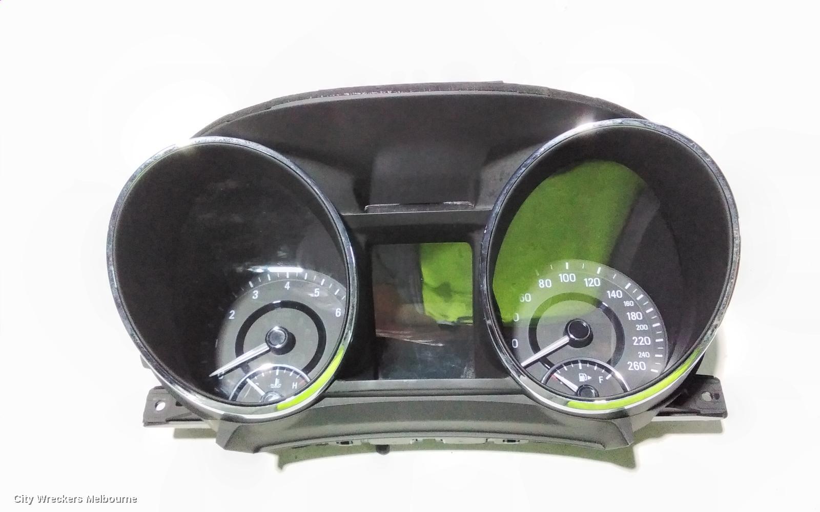 HOLDEN COMMODORE INSTRUMENT CLUSTER, INSTRUMENT CLUSTER, AUTO T/M TYPE, VF, CALAIS/CALAIS-V, 05/2013 - 12/2017