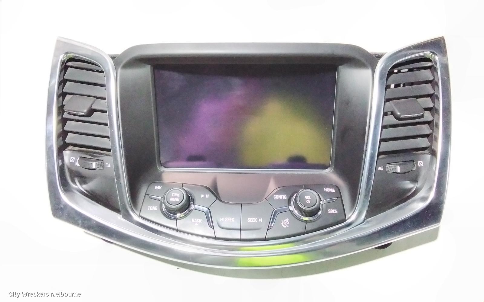 HOLDEN COMMODORE RADIO/CD/DVD/SAT/TV, DISPLAY SCREEN, 8IN SAT NAV TYPE, VF, 05/2013 - 12/2017