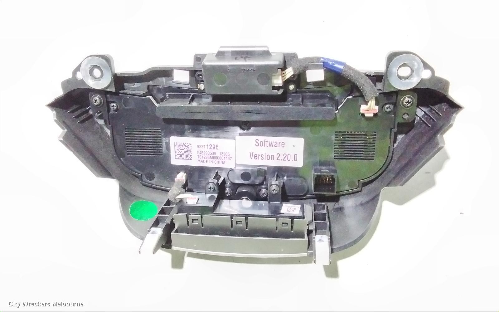 HOLDEN COMMODORE HEATER/AC CONTROLS, VF, 05/2013 - 12/2017