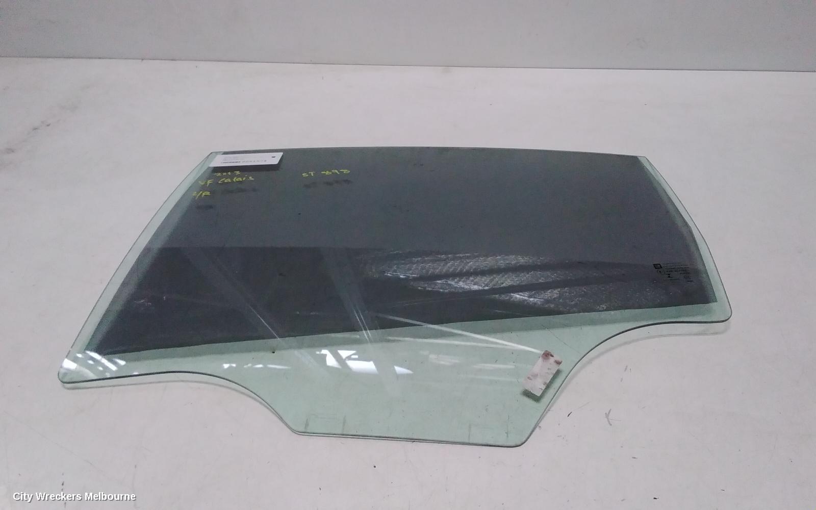 HOLDEN COMMODORE LEFT REAR DOOR WINDOW, VF, SEDAN, 05/2013 - 12/2017