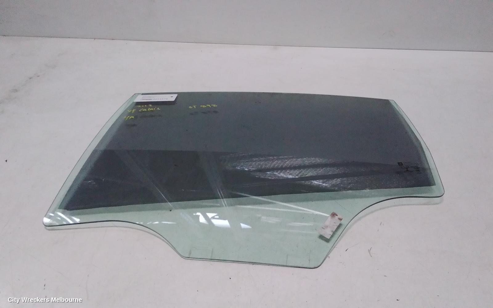 HOLDEN COMMODORE LEFT REAR DOOR WINDOW, VF, SEDAN, 05/2013 - 12/2017