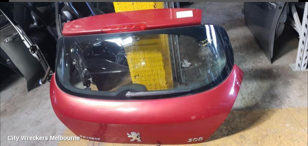 PEUGEOT 308 BOOTLID/TAILGATE, TAILGATE, T7, HATCH, 09/2007 - 12/2013